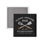 Flippin Awesome Dad BBQ Father Personalised