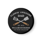 Flippin Awesome Dad BBQ Father Personalised