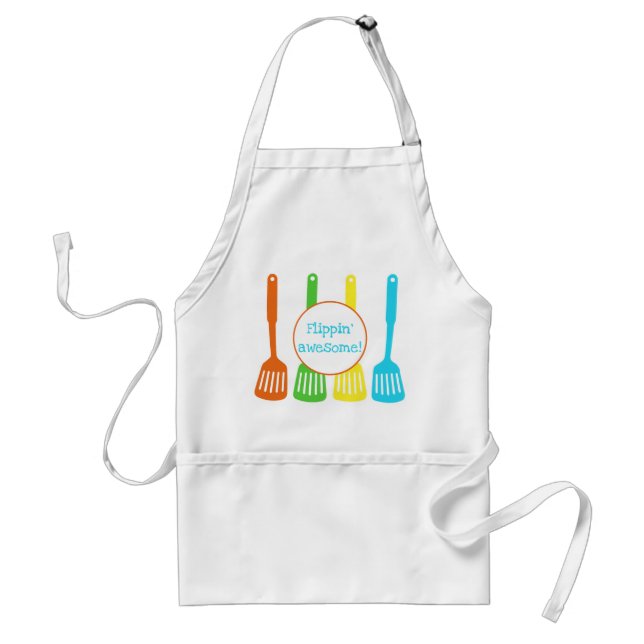 Flippin' awesome-kitchen gadgets/flippers design standard apron (Front)