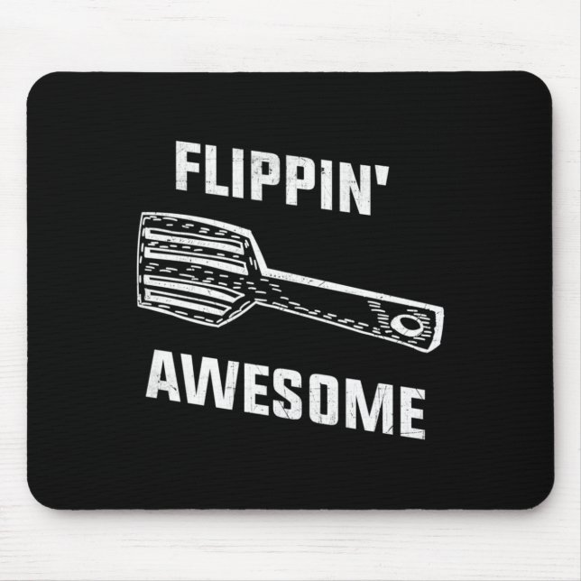 Flippin Awesome Spatula - Funny Baker Or Cook Mouse Mat (Front)