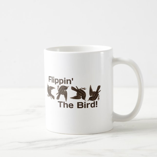 Flippin' The Bird Coffee Mug (Right)