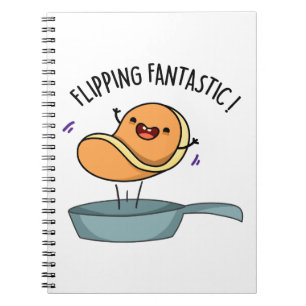 Flipping Fantastic Funny Pancake Pun  Notebook