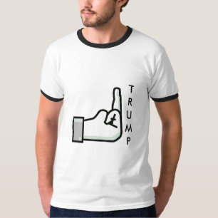 Flipping the Bird and Donald Trump Shirt