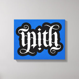 FlipScript Ambigram Wrapped Canvas