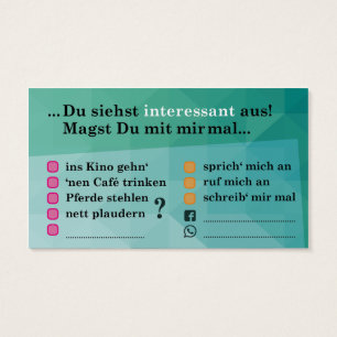 flirt card "Interesting..."; with contact fields