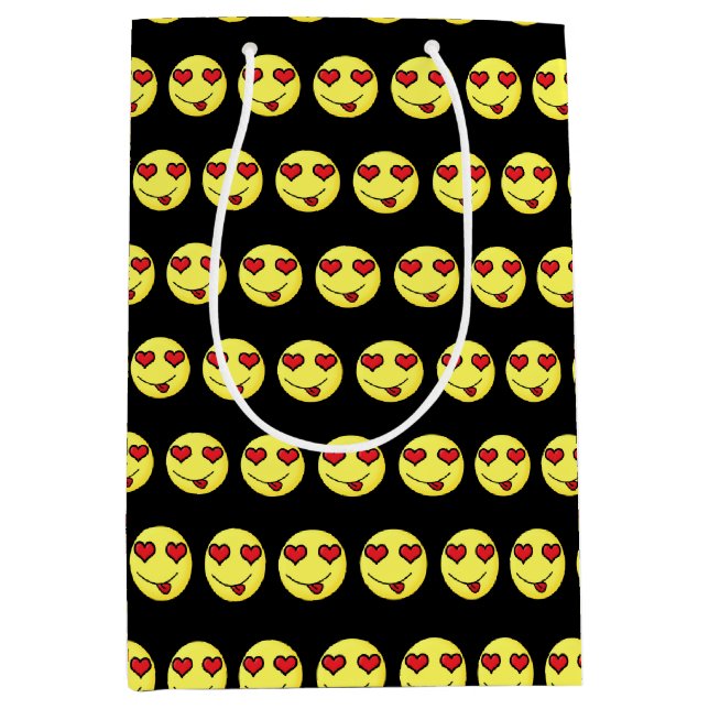 flirt emoji medium gift bag (Front)