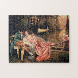 Flirtation by Frederic Soulacroix Jigsaw Puzzle