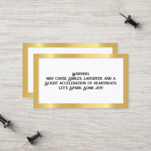 Flirting Calling Card