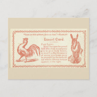 Flirting card