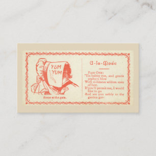 Flirting cards