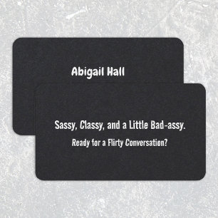 Flirting Game Premium Business Card