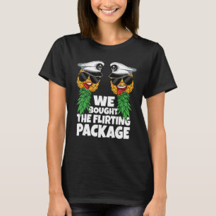 Flirting Package Cruise Upside Down Pineapple Swin T-Shirt