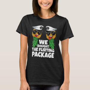 Flirting Package Cruise Upside Down Pineapple Swin T-Shirt
