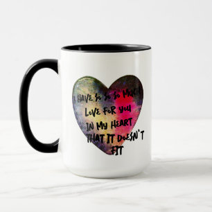 Flirting Quotes love in my Heart Intimate Flirt Mug