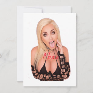 Flirty blonde Thunder_Cove Invitation