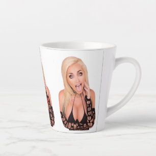 Flirty blonde Thunder_Cove  Latte Mug