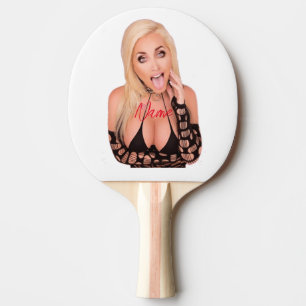 Flirty blonde Thunder_Cove  Ping Pong Paddle