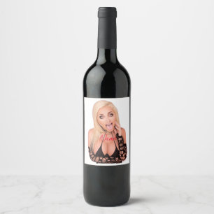 Flirty blonde Thunder_Cove  Wine Label