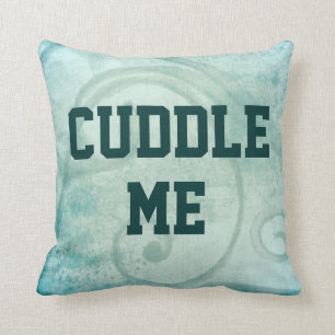 Flirty Cuddle Me Quote Cushion
