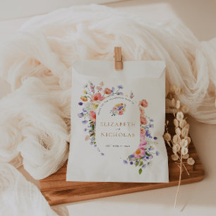 Flirty Floral Meadow   Summer Wedding Favour Bags