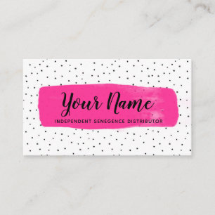 Flirty Fuchsia LipSense Business Card