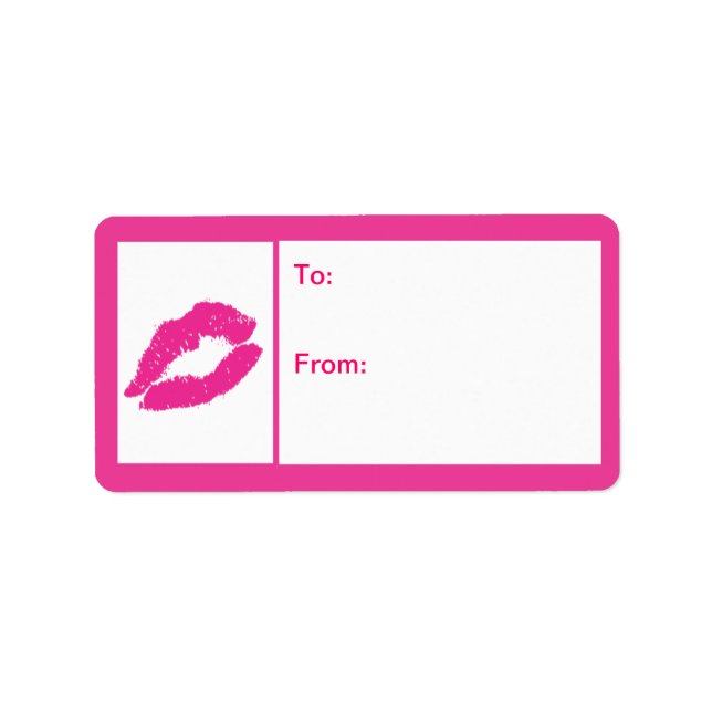 Flirty Kiss Label (Front)