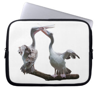 Flirty Pelicans Laptop Sleeve