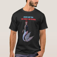 Flirty Quote Featuring Merman In Leather Jacket
