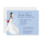 Flirty Sapphire Bridal Shower Invitation