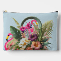 Flirty Tropical Flamingos Garden