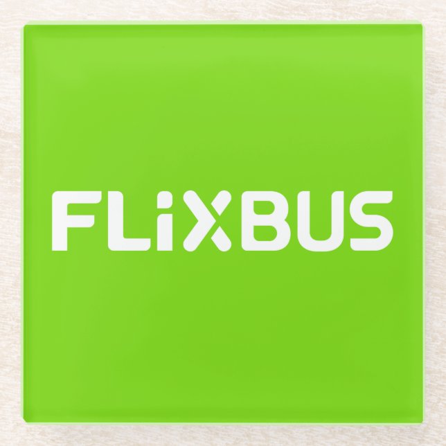 Flixbus Glass Coaster (Front)