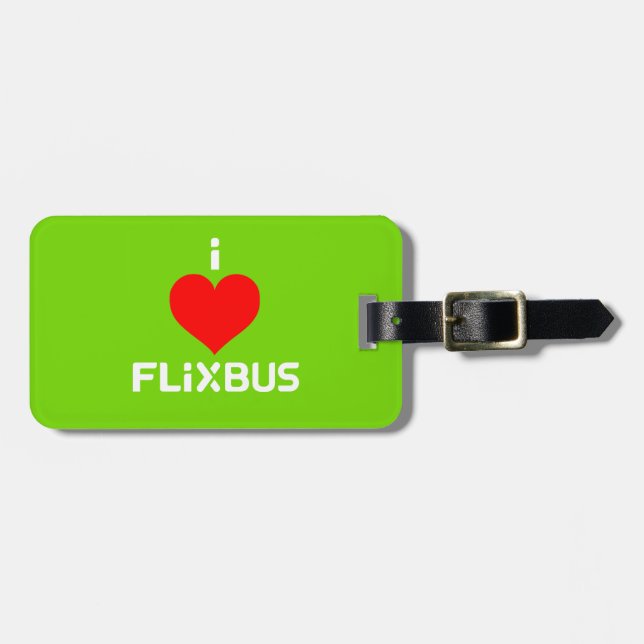 Flixbus Luggage Tag  (Front Horizontal)