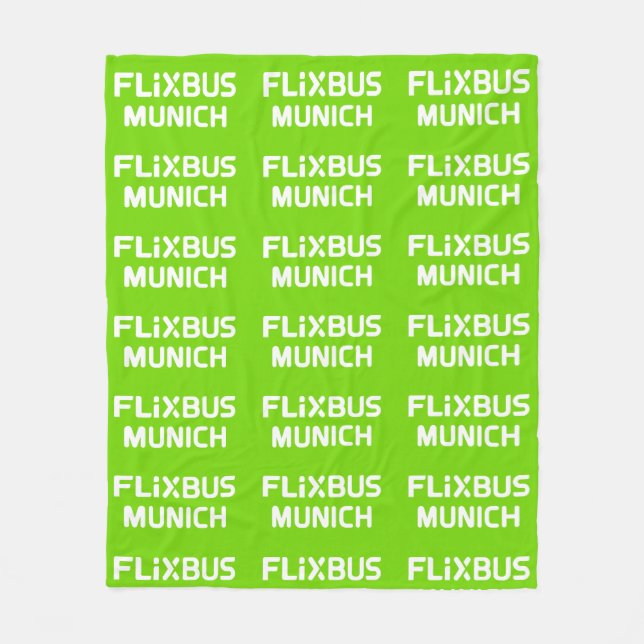 Flixbus Throw Blanket (Front)