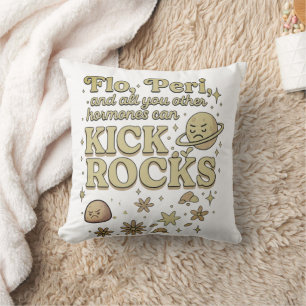 Flo & Peri Can Kick Rocks Cushion