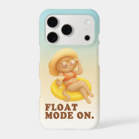 Float Mode On: Summer Cat Lemon Pool Party Art