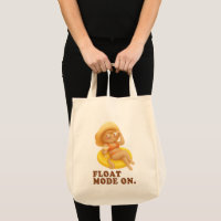 Float Mode On: Summer Cat Lemon Pool Party Art