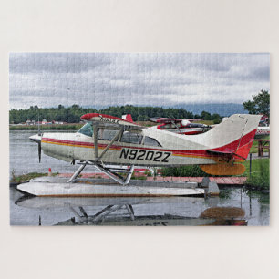 Float plane 12, Lake Hood, Anchorage, Alaska, USA Jigsaw Puzzle