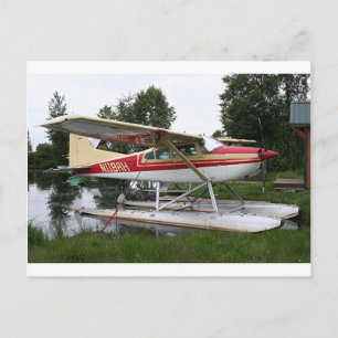 Float plane 3, Lake Hood, Anchorage, Alaska, USA Postcard