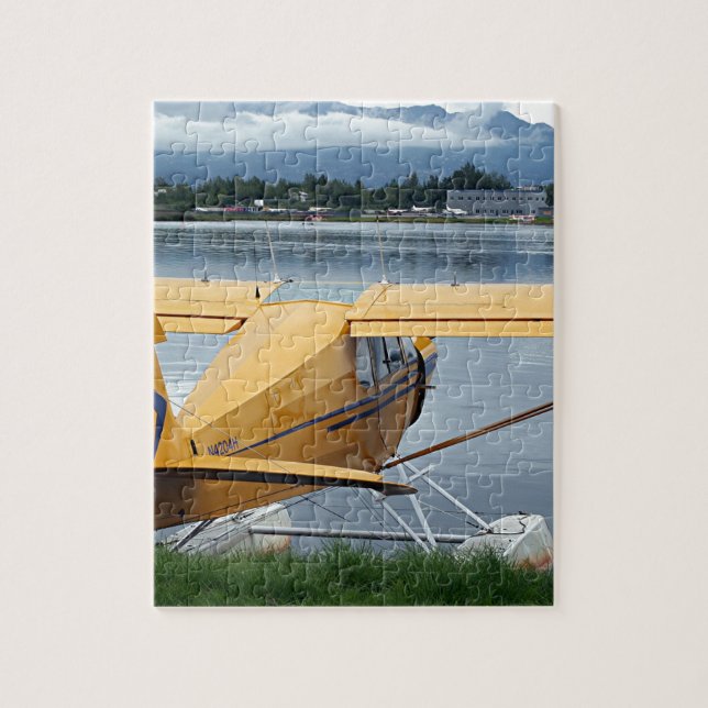 Float plane 6, Lake Hood, Anchorage, Alaska, USA Jigsaw Puzzle (Vertical)
