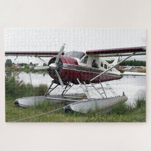 Float plane, Lake Hood, Anchorage, Alaska, USA 16 Jigsaw Puzzle