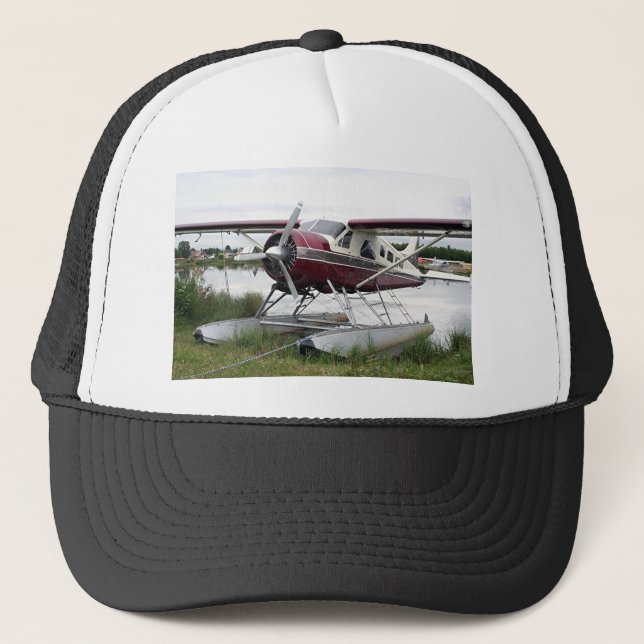 Float plane, Lake Hood, Anchorage, Alaska, USA 16 Trucker Hat (Front)