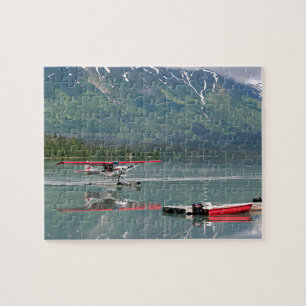 Float plane, Trail Lake, Alaska Jigsaw Puzzle