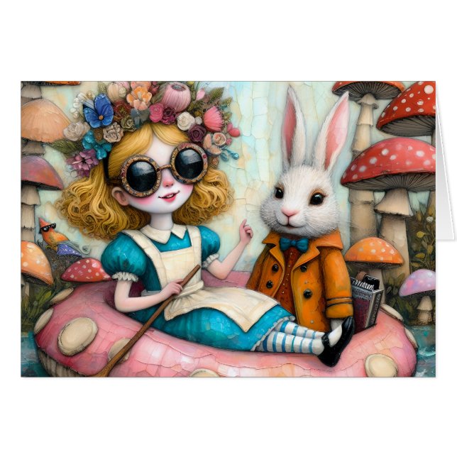Float Trip Fantasy Alice and White Rabbit, Hello (Front Horizontal)