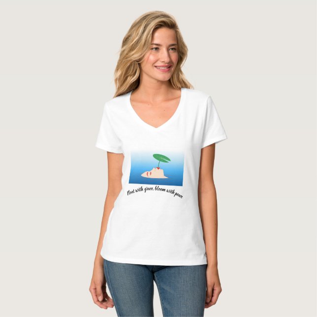 Float with Grace Artistic T-Shirt (Front Full)