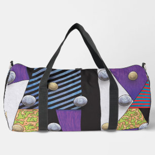 Floaters - Vaporwave Abstract Surrealist Art Duffle Bag