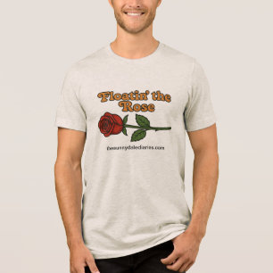 Floatin' the Rose Sunnydale Diaries t-shirt Tri-Blend Shirt
