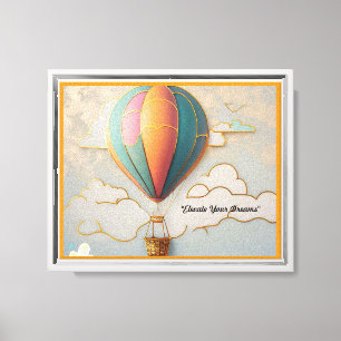 "Floating Above Earth" Canvas Print
