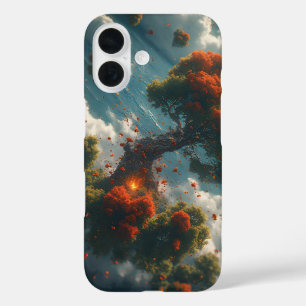 Floating Autumn Isles iPhone 16 Case