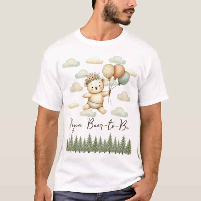 Floating Bear Adventures Papa T-Shirt (Front)