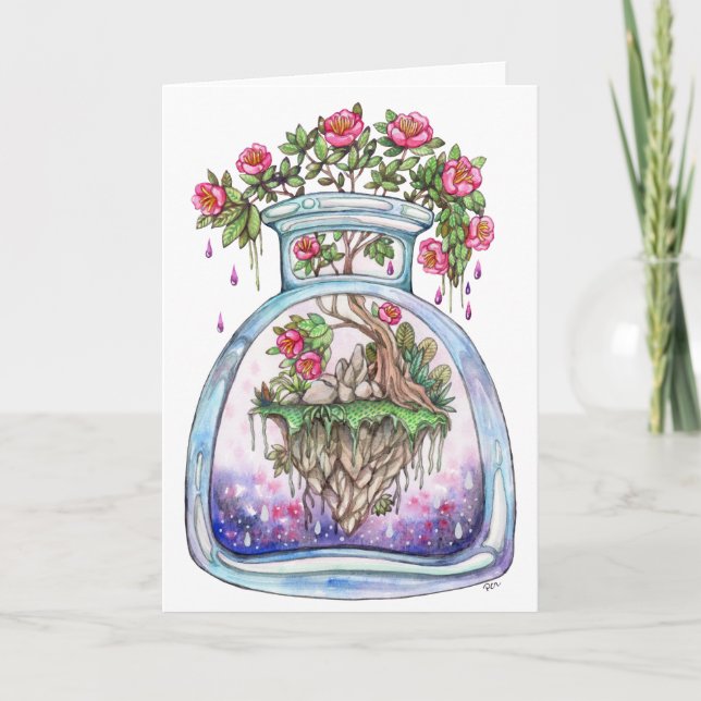 Floating Blossom Card (Front)
